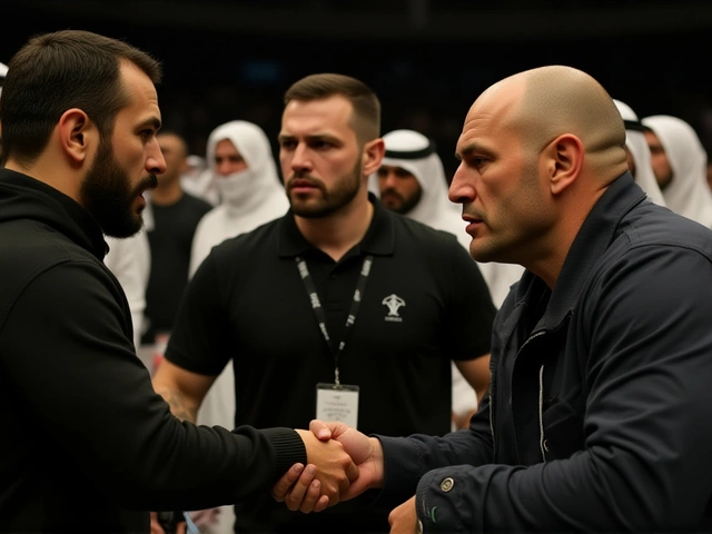 Khamzat Chimaev shoves Ian Machado Garry in backstage UFC Qatar altercation